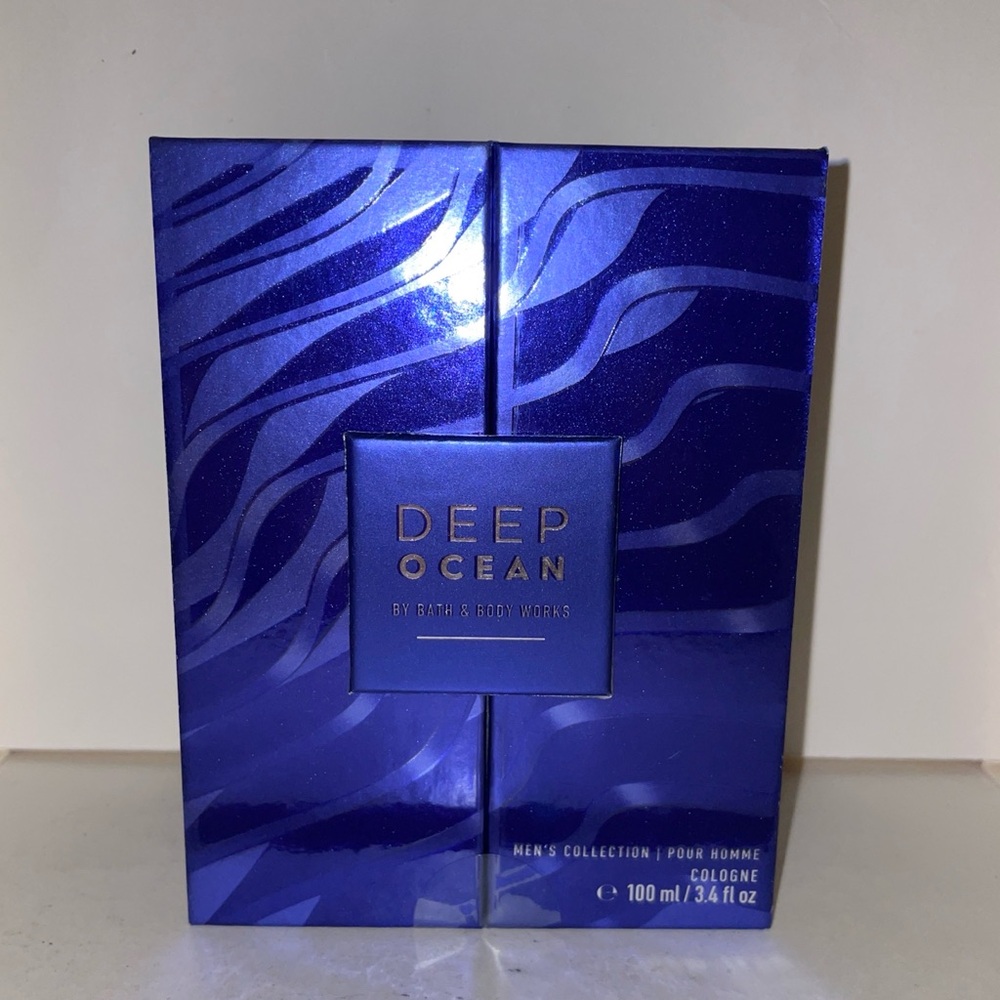 Bath & Body Works Deep Ocean Cologne For Men 3.4oz Discontinued New Sealed